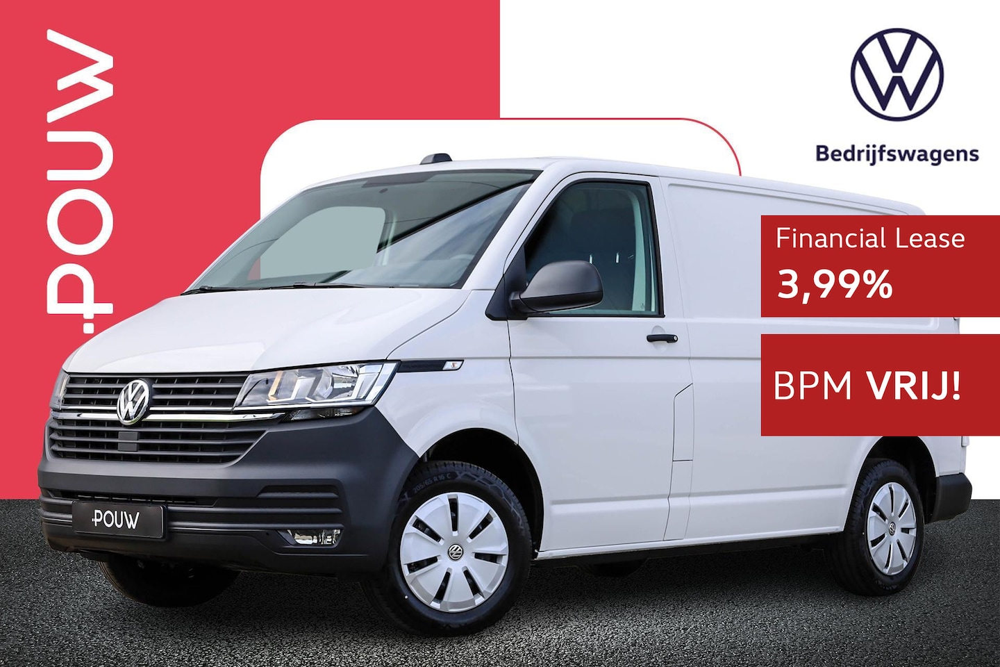 Volkswagen Transporter - 2.0 TDI 110pk L1H1 28 Comfortline | Cruise control | Airco | Achteruitrijcamera | 3 Persoo - AutoWereld.nl