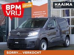 Citroën Berlingo - 1.5 BlueHDi 100 S&S L1 | Nieuw | Airco | Achteruitrijcamera | Parkeersensoren achter | Cru