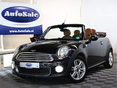 MINI Cabrio - 1.6 Cooper AUTOMAAT Chili LEDER NAVI BT STOELVW PDC '15