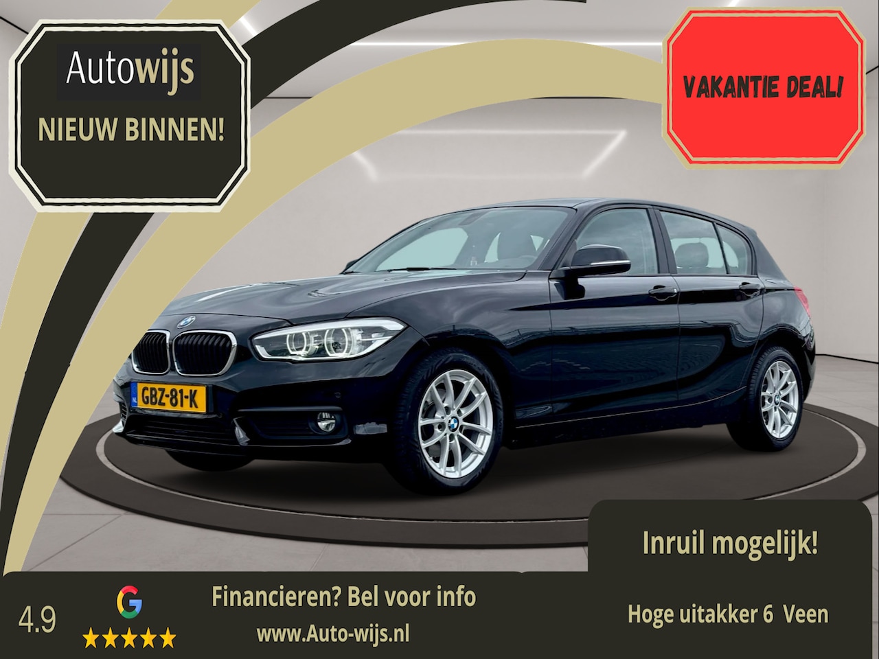 BMW 1-serie - 116i Corporate Lease Executive|LED|Facelift|Navi - AutoWereld.nl