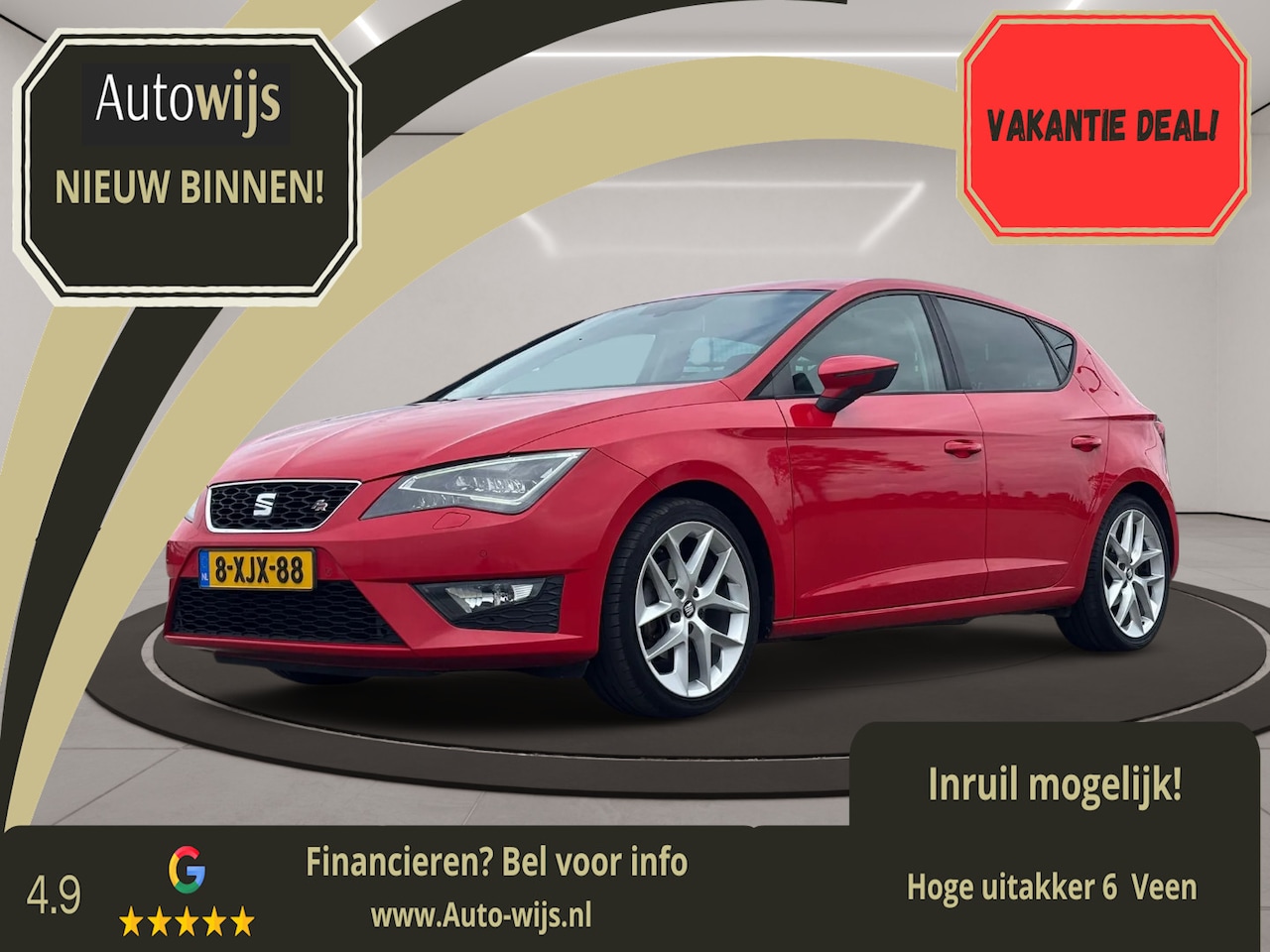 SEAT Leon - 1.4 TSI FR Business|Led|PDC|Clima|Stoelverw - AutoWereld.nl