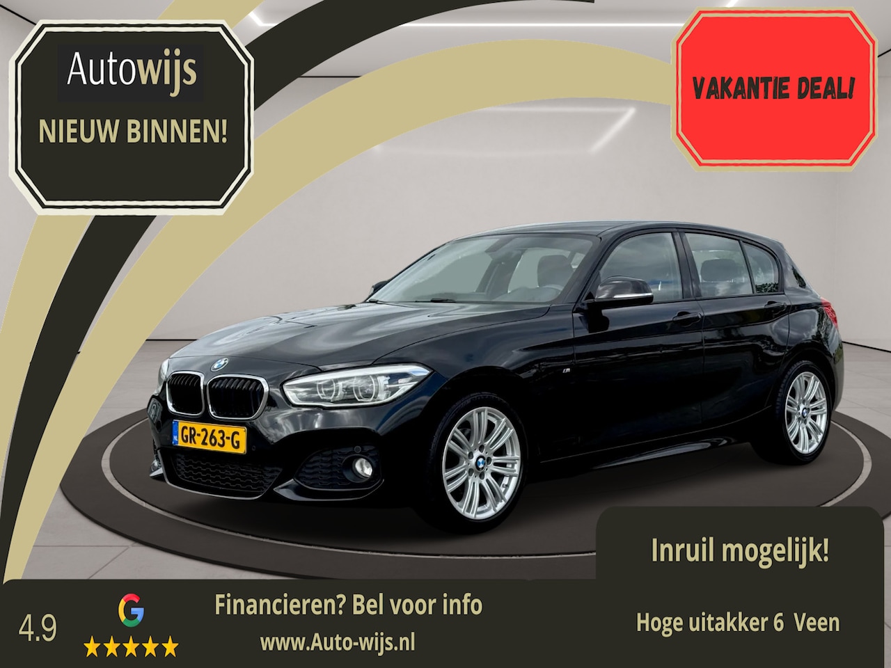 BMW 1-serie - 118i Corporate Lease M Sport|Alcantara|NL AUTO|Groot Navi|Led|Dealeronderhouden - AutoWereld.nl