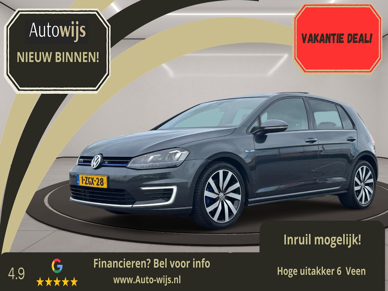 Volkswagen Golf - 1.4 TSI GTE|Pano|Leder|NL AUTO|Camera|LED| - AutoWereld.nl
