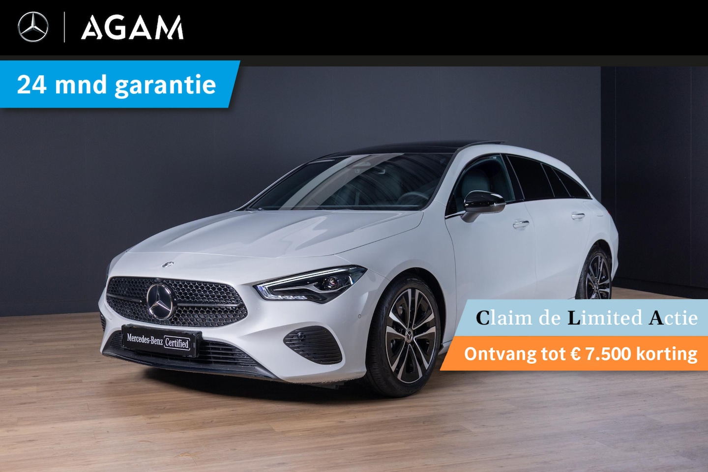 Mercedes-Benz CLA-klasse Shooting Brake - 200 Luxury Line Panorama dak - AutoWereld.nl