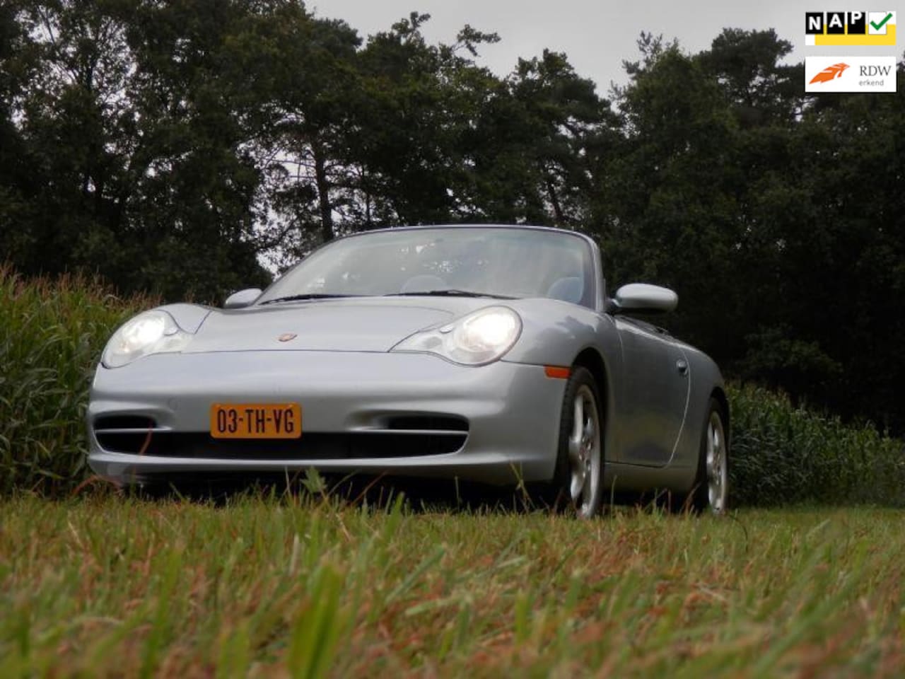 Porsche 911 Cabrio - 3.6 Carrera 4 hard top uitmuntende staat - AutoWereld.nl