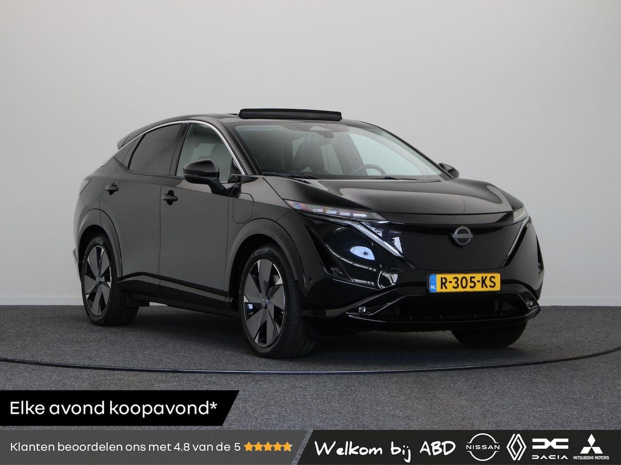 Nissan Ariya - Evolve 91 kWh | Panoramisch dak | Elek.kofferklep | BOSE | Stoelverwarming voor/achter | - AutoWereld.nl