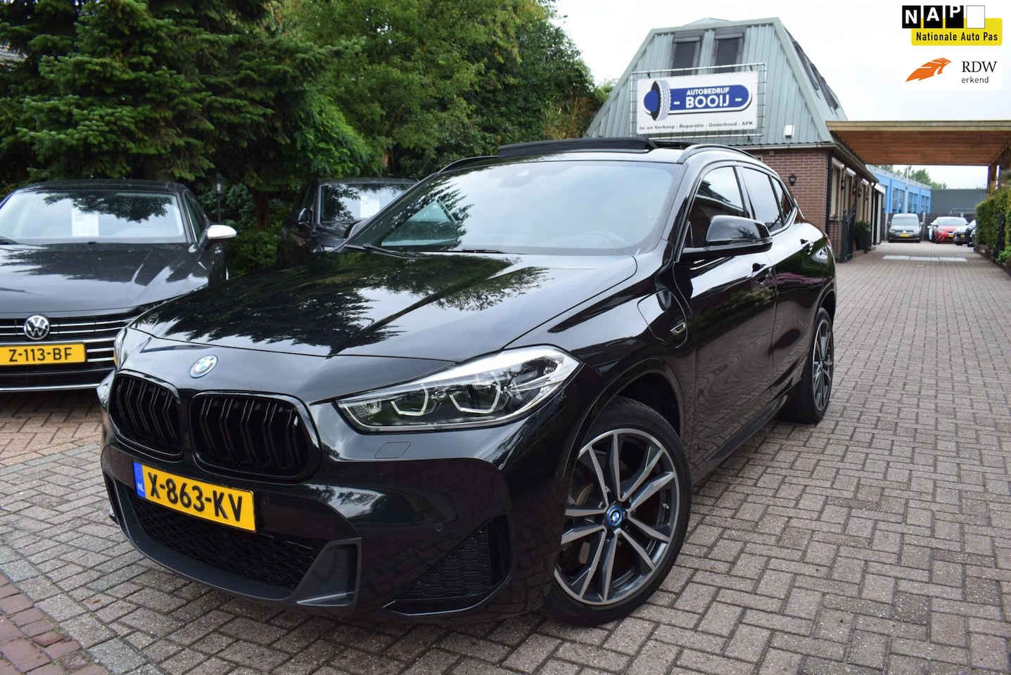 BMW X2 - XDrive25e M-SPORT AUTOM/PANO DAK/HYBRIDE/CRUISE/NAVI/AIRCO-ECC/XENON/CAMERA/BLUETOOTH/PDC - AutoWereld.nl