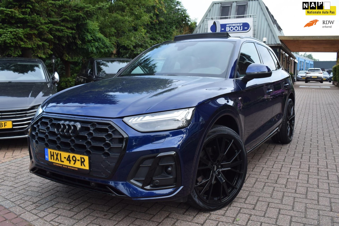 Audi Q5 - 50TFSI e S edition AUTOM/PANO DAK/ADAP CRUISE/TREKH/NAVI/CARPLAY/MATRIX LED/AIRCO ECC/CAME - AutoWereld.nl
