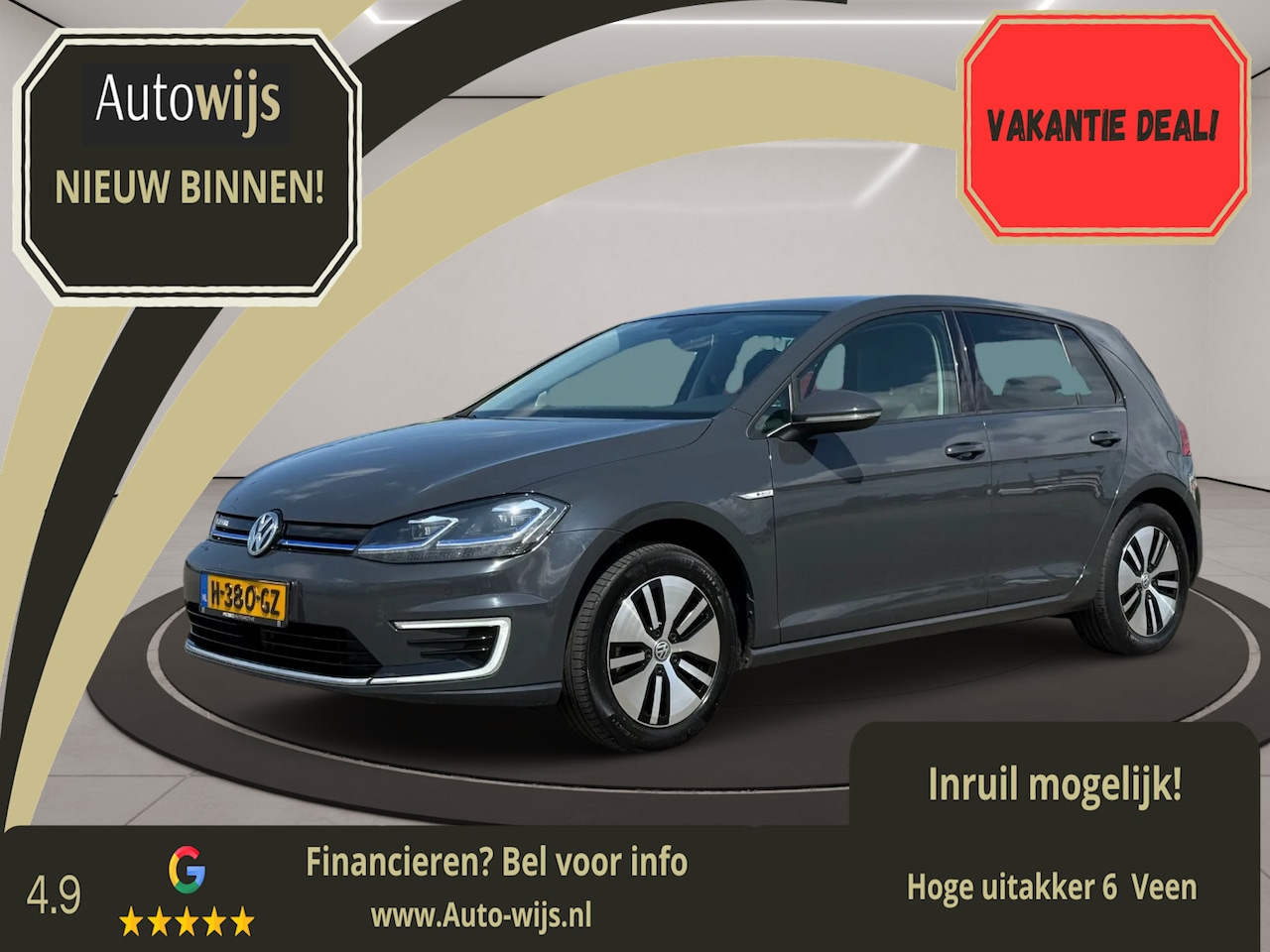 Volkswagen e-Golf - E-DITION|Carplay|PDC|Adaptief Cruise|Navi - AutoWereld.nl