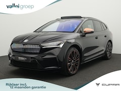 Skoda Enyaq iV - 80 204 pk Founders Edition Black | Warmtepomp | Panoramadak | Leder | Privacy glas | 21 in