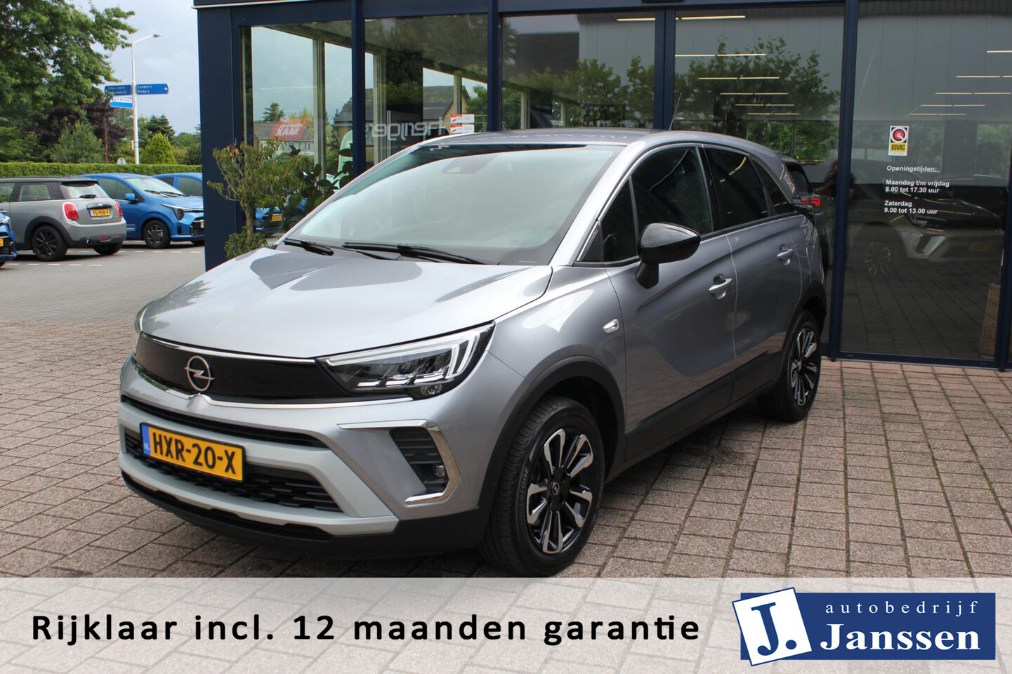 Opel Crossland - 1.2 Turbo Elegance|Prijs rijklaar incl 12 mnd garantie| Navi Clima Stoel,-Stuurverwarming - AutoWereld.nl