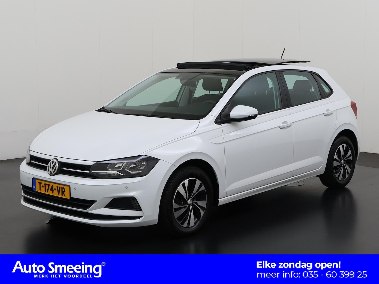Volkswagen Polo - 1.0 TSI Highline DSG 115PK | Schuifdak | Navigatie | Stoelverwarming | Zondag Open! - AutoWereld.nl