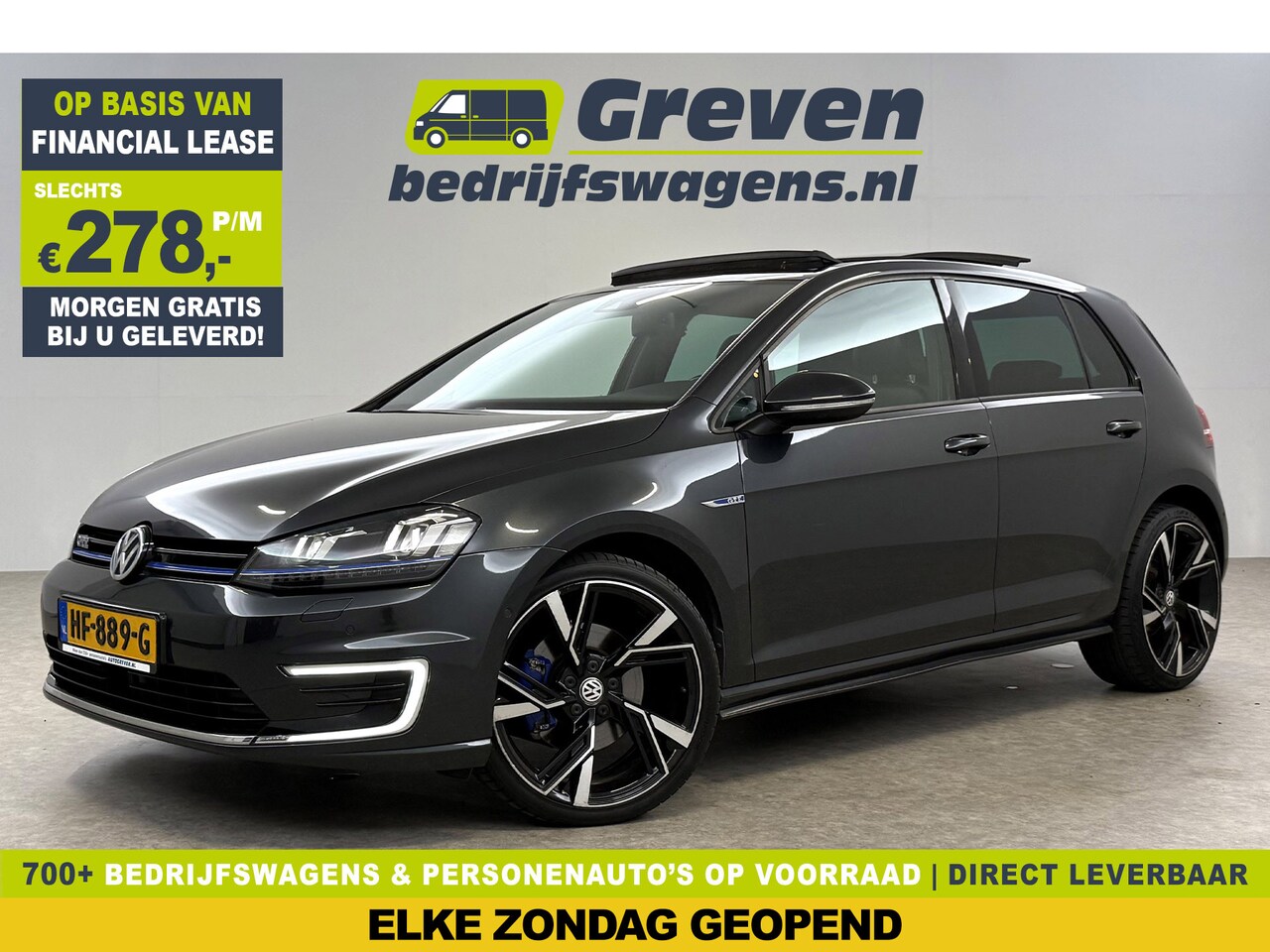 Volkswagen Golf - 1.4 TSI GTE 225PK Pano Camera LED Clima Cruise Leder Sfeer Navi 19"LMV PDC - AutoWereld.nl