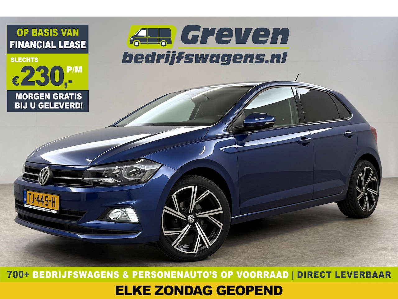 Volkswagen Polo - 1.0 TSI Airco Carplay Cruise LED 17"LMV Navigatie Elektrpakket - AutoWereld.nl