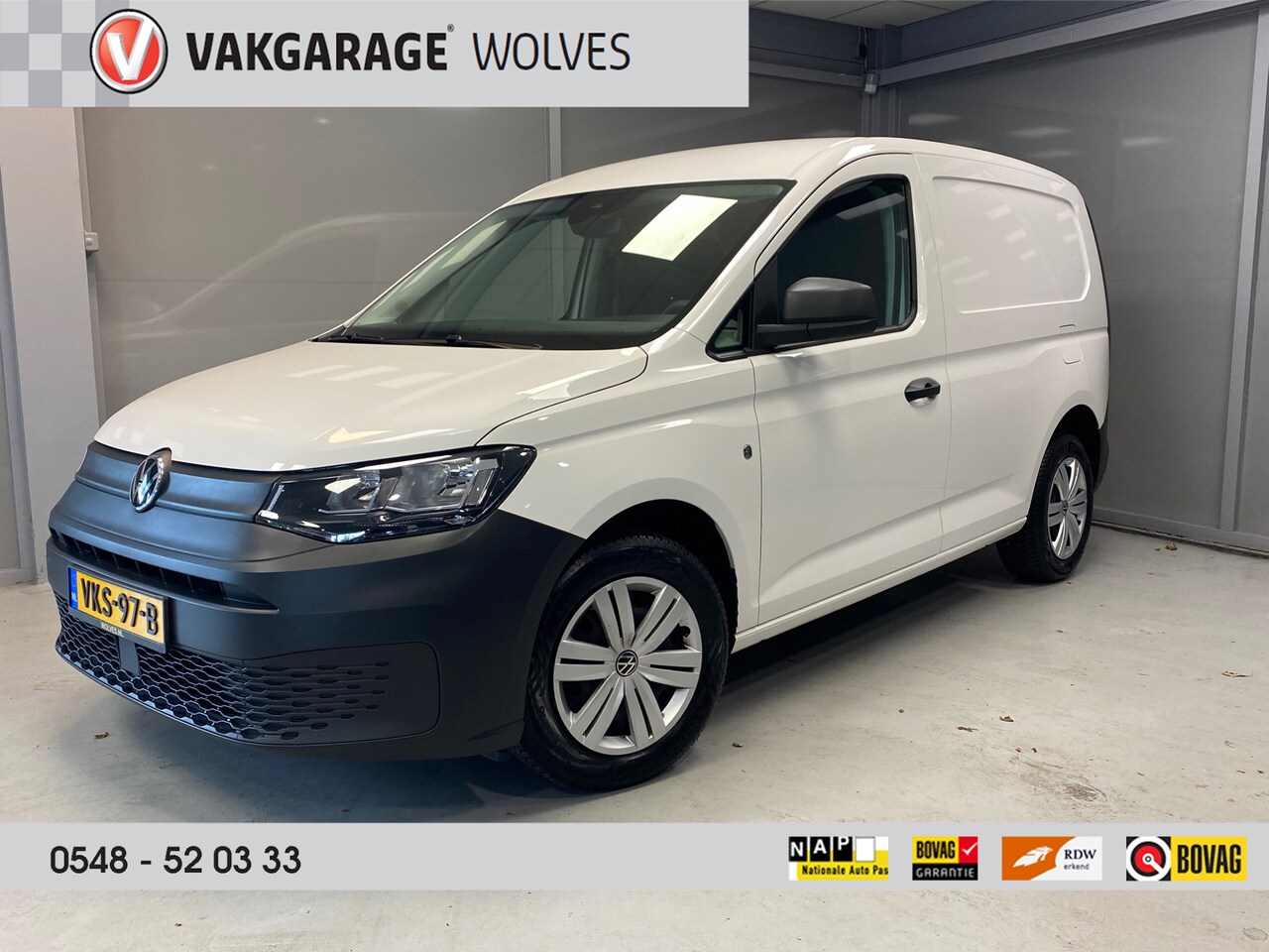 Volkswagen Caddy Cargo - 2.0 TDI Comfort | NAVI | CLIMA | SCHUIFDEUR | - AutoWereld.nl