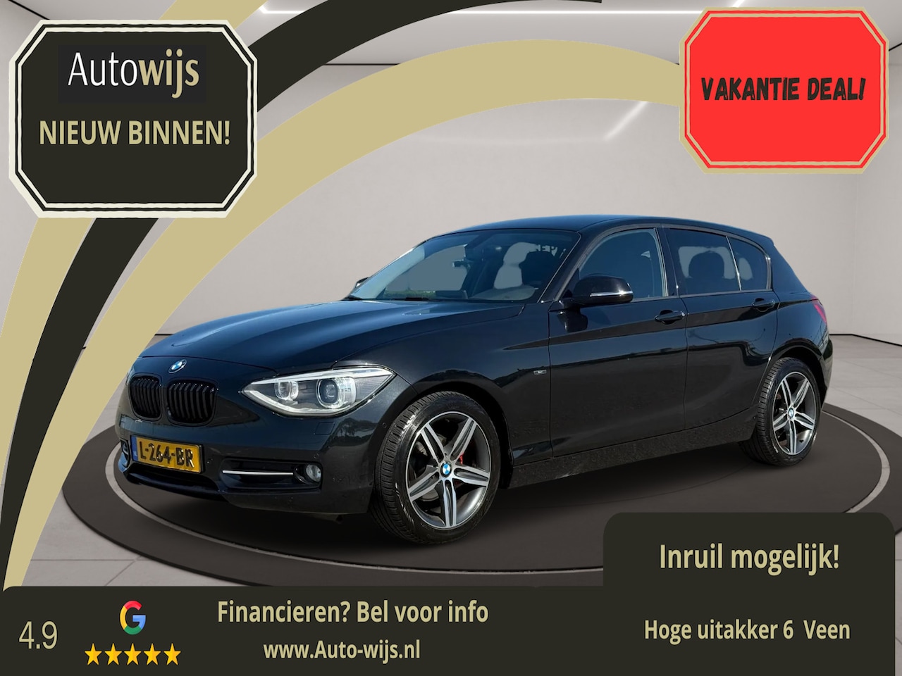 BMW 1-serie - 116i Business+|SPORT|Xenon|PDC|Groot Navi|Stoelverw|CLIMA - AutoWereld.nl