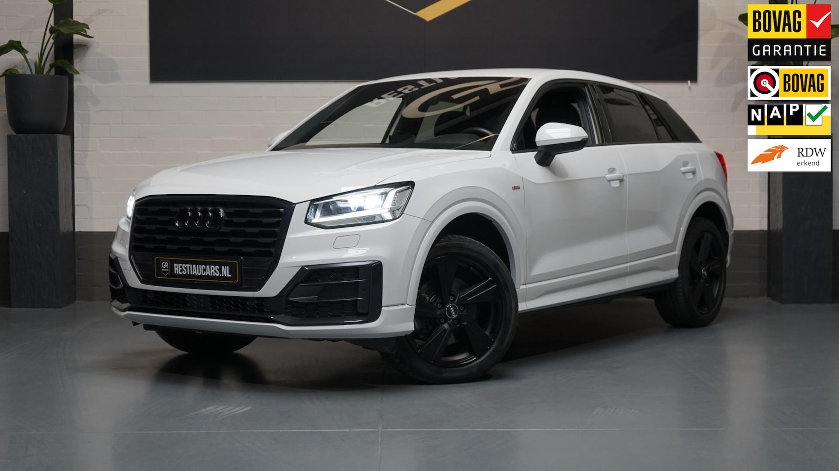 Audi Q2 - 1.4 TFSI S-Line BLACK OPTIK AUTOMAAT-BANG&OLUFSEN-DRIVE SELECT-DAB-KEYLESS-LED-NAVIGATIE-S - AutoWereld.nl