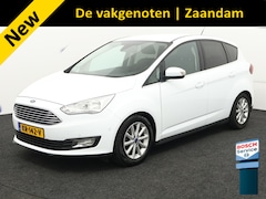 Ford C-Max - 1.0 Titanium Trekhaak, airco, navi, cruisec. stuurverw, v+apdc, bleutooth, usb/aux, mooie