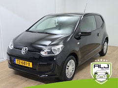 Volkswagen Up! - Occasion BlueMotion met airco en telefoon connecten | Tweedehands Up in zwart | grotere in