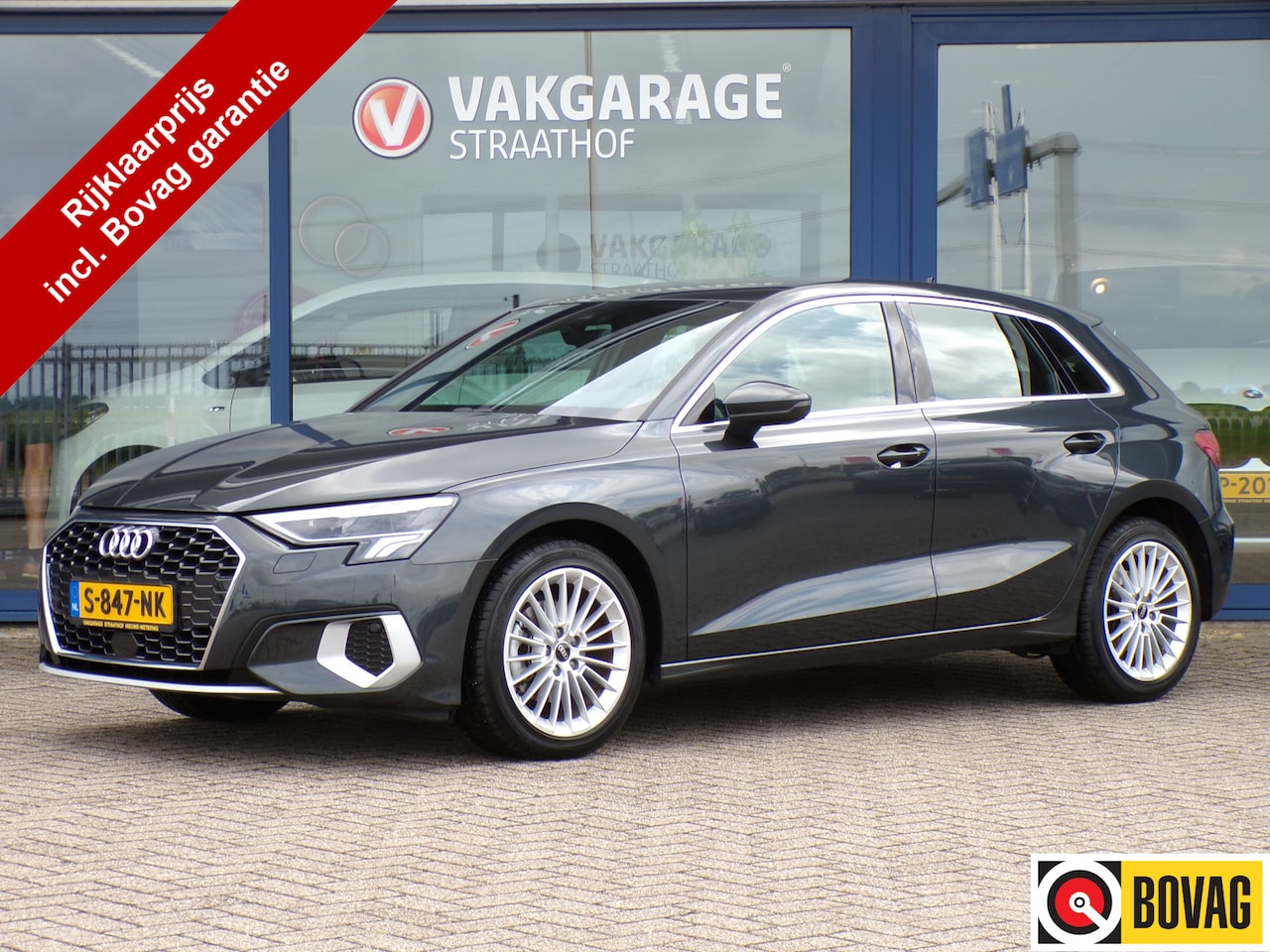 Audi A3 Sportback - 35 TFSI Advanced edition 35 TFSI Advanced Edition, Automaat / Full LED / Carplay + Android Auto / Adaptive Cruise / - AutoWereld.nl