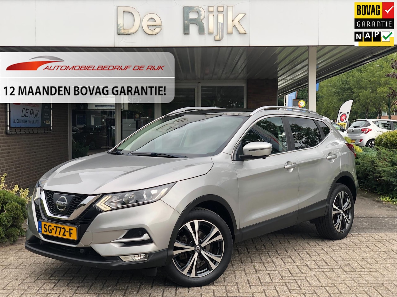 Nissan Qashqai - 1.2 N-Connecta | Pano, Navi, 360 Camera, Cruise, Trekhaak, Climate | Goed onderhouden, NAP - AutoWereld.nl