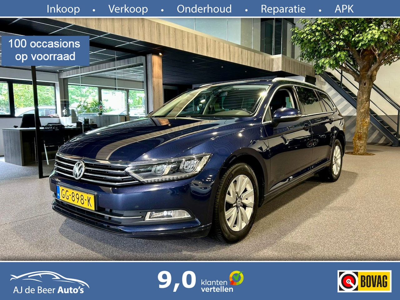 Volkswagen Passat Variant - 1.6 TDI Business Edition Automaat | Navigatie | Stoelverwarming | Cruise - AutoWereld.nl
