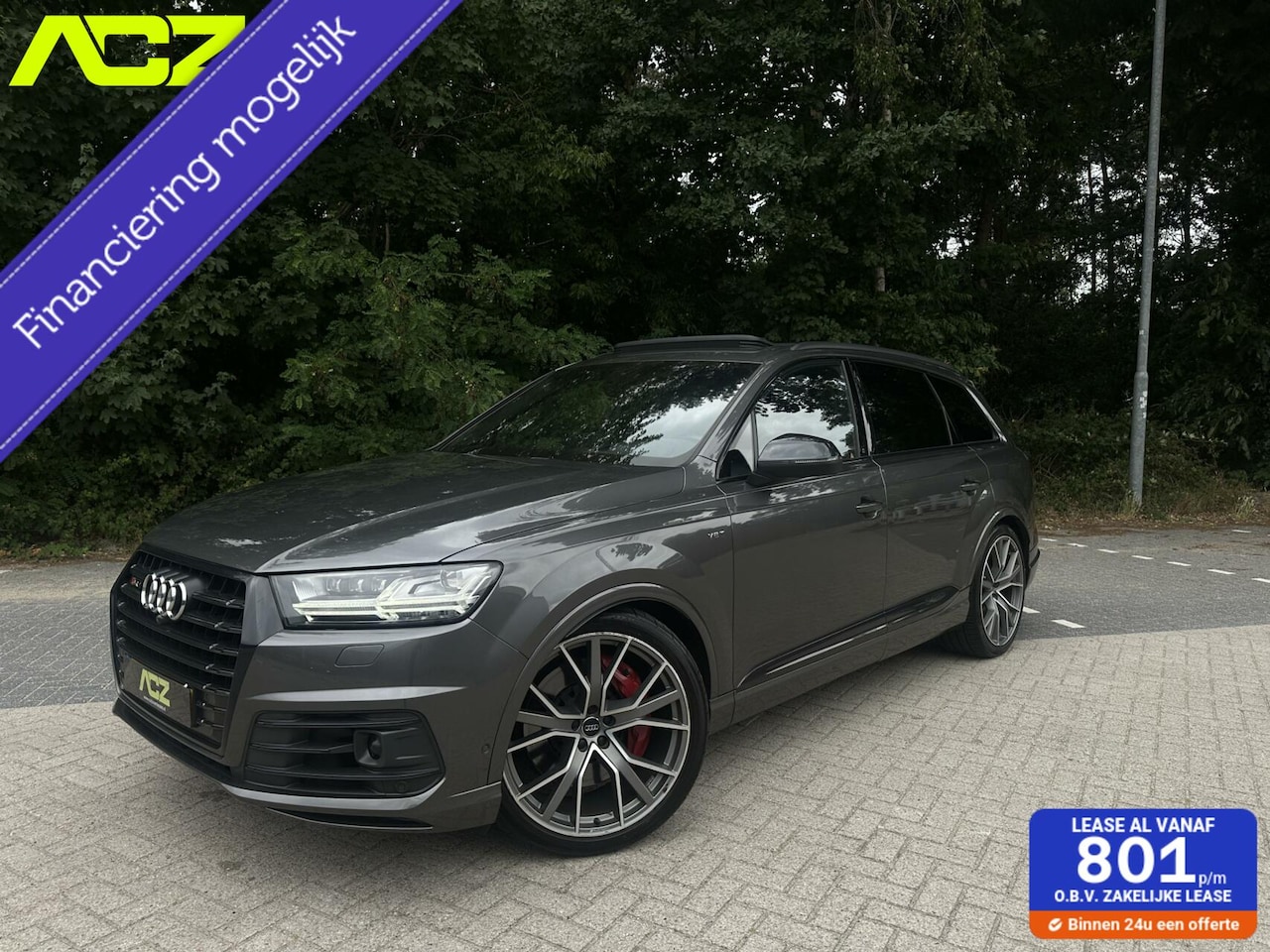 Audi SQ7 - 4.0 TDI SQ7|Pano|HUD|BOSE|Leder|ACC|Memory|BOMVOL!! - AutoWereld.nl