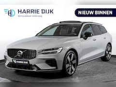 Volvo V60 - 2.0 T6 Plug-in hybrid AWD Ultra Dark 253 PK - Automaat | S/K-Panodak | Dig. Cockpit | Adap