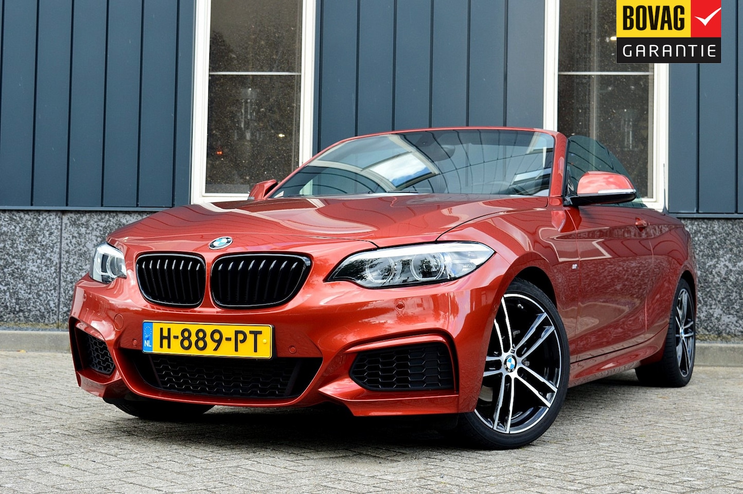 BMW 2-serie Cabrio - 218i M-Sport High Executive Edition Rijklaarprijs-Garantie Navigatie Leder Sport interieur - AutoWereld.nl