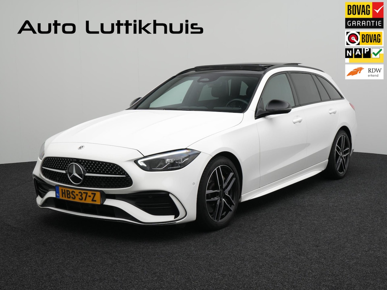 Mercedes-Benz C-klasse Estate - 200 AMG Line Pano Memory Sound - AutoWereld.nl