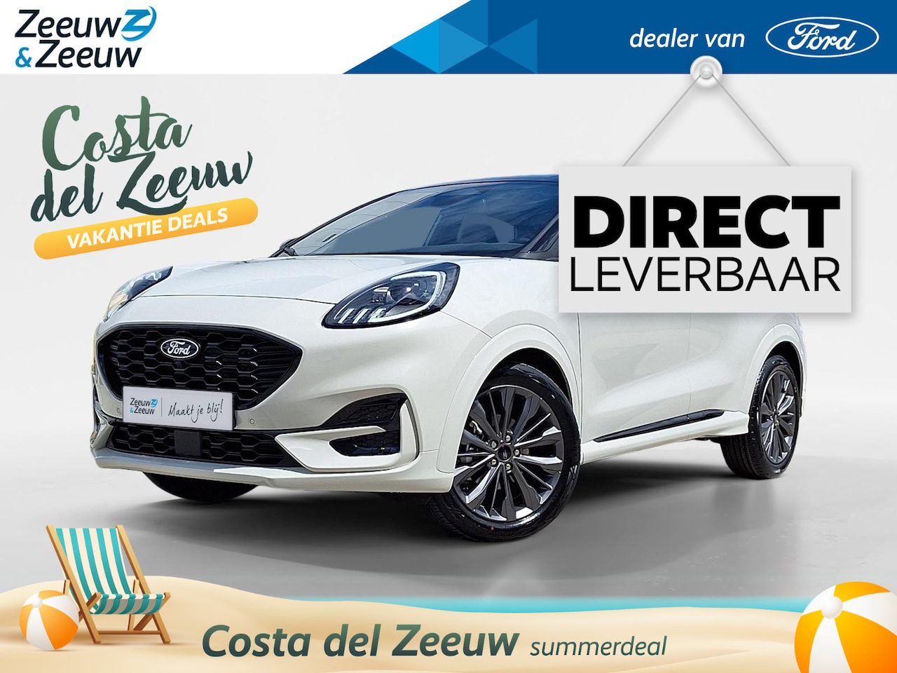Ford Puma - 1.0 EcoBoost Hybrid Sound Edition | Uit Voorraad Leverbaar | Limited Edition | Prijs Inclu - AutoWereld.nl