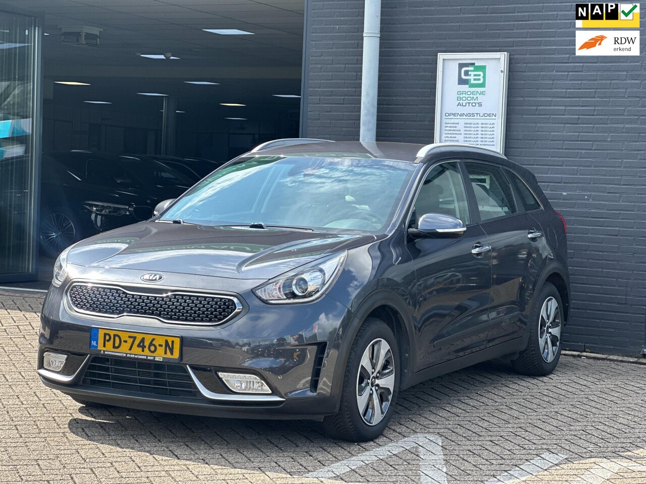 Kia Niro - 1.6 GDi Hybrid First Edition/NAVI/CAMERA/AUTOMAAT/NL-AUTO NAP!! - AutoWereld.nl