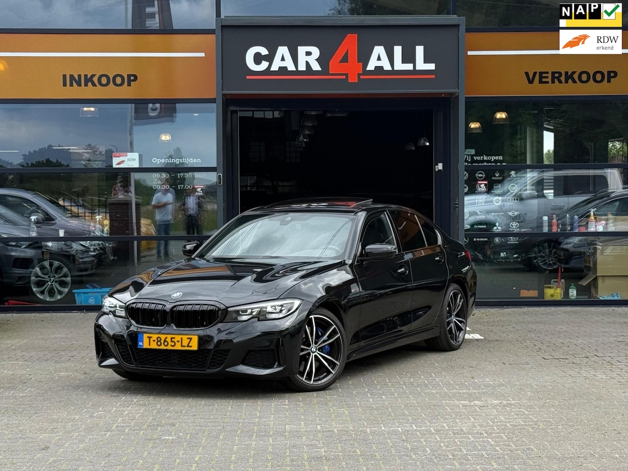 BMW 3-serie - M340i xDrive High Executive SCHUIFDAK/CAMERA/LEDER/STLVRM/APK 21-07-2027 - AutoWereld.nl