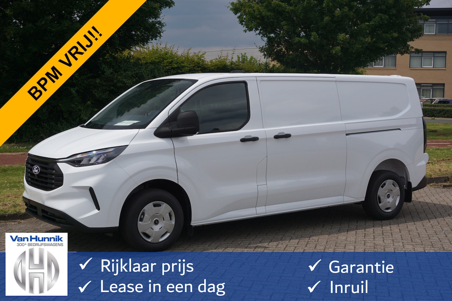 Ford Transit Custom - 300L 136PK Trend BPM VRIJ Apple CP/ Android A, Cam, LED 2x Schuifdeur!! NR. H03* - AutoWereld.nl