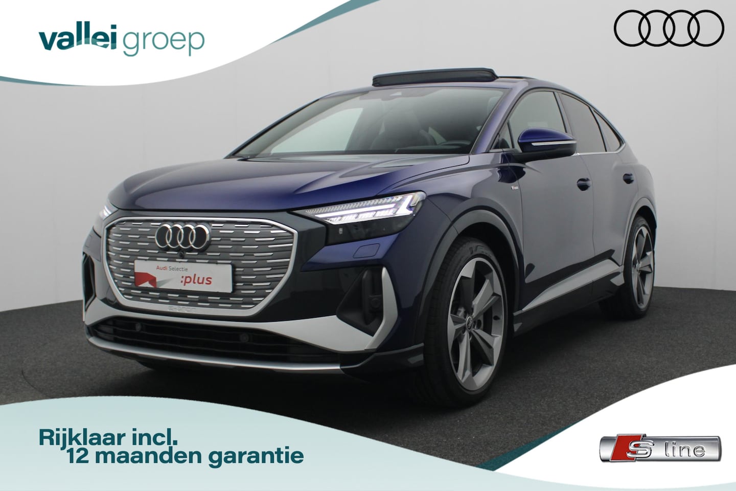 Audi Q4 Sportback e-tron - 40 S edition 77 kWh 204 pk | Panoramadak | Leder fijnnappa | Head-up display | Sonos | - AutoWereld.nl