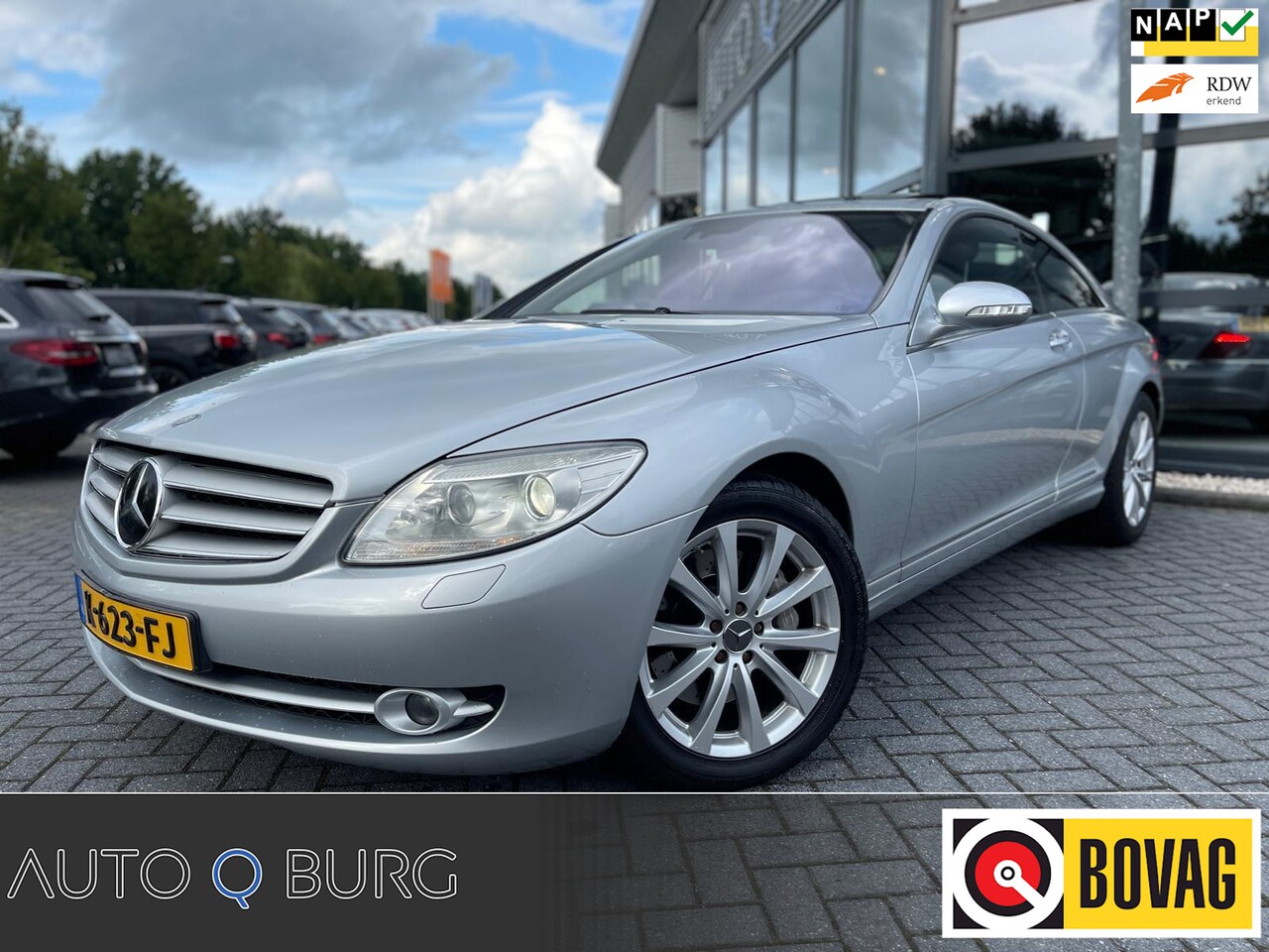 Mercedes-Benz CL-klasse - 500 | Navi | Stoelverwarming | Koeling | Leder | Schuifdak | Memory | H&K | Camera | Vol o - AutoWereld.nl