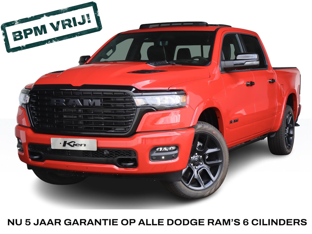 Dodge Ram 1500 - 3.0 Hurricane 430PK Crew Cab Laramie Night Premium | BPM vrij | 2025 Model | Luchtvering | - AutoWereld.nl