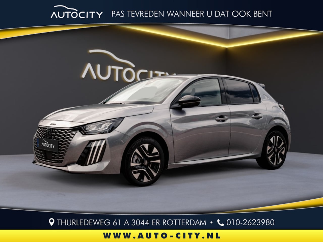 Peugeot 208 - 208 1.2 Hybrid e-DCS6 100 Allure Adaptive l Camera l Navi - AutoWereld.nl