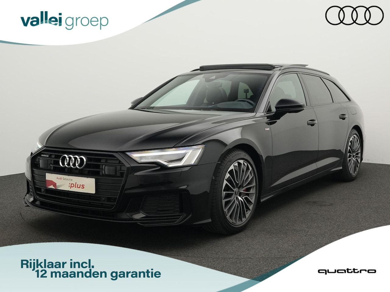 Audi A6 Avant - 55 TFSI e 367 pk S-tronic quattro Pro Line S Competition | Panoramadak | Trekhaak | Valcon - AutoWereld.nl