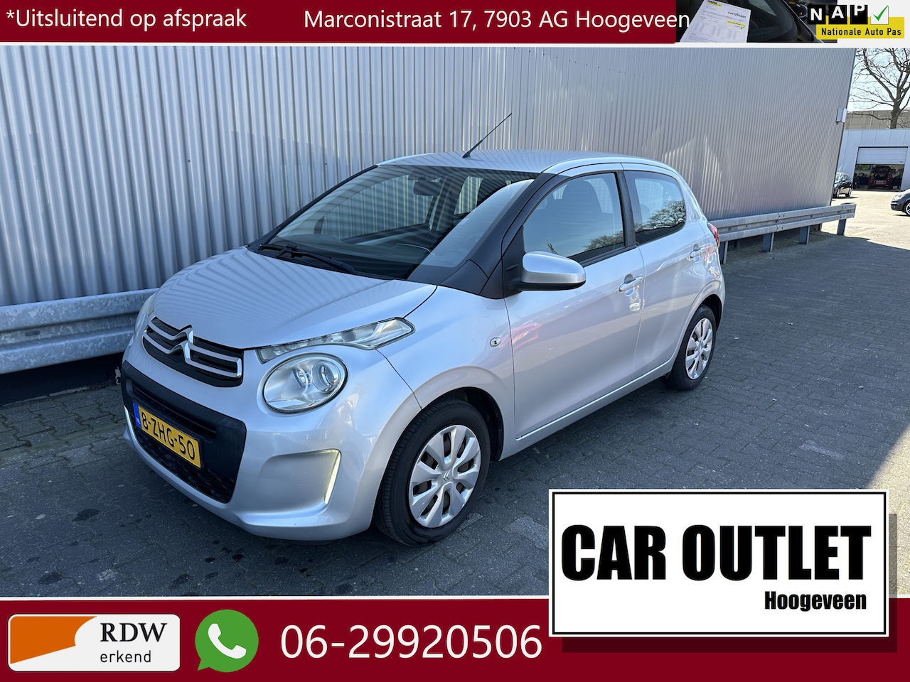 Citroën C1 - 1.0 e-VTi Feel LED, Airco, Cruise Nw APK --Inruil Mogelijk-- - AutoWereld.nl