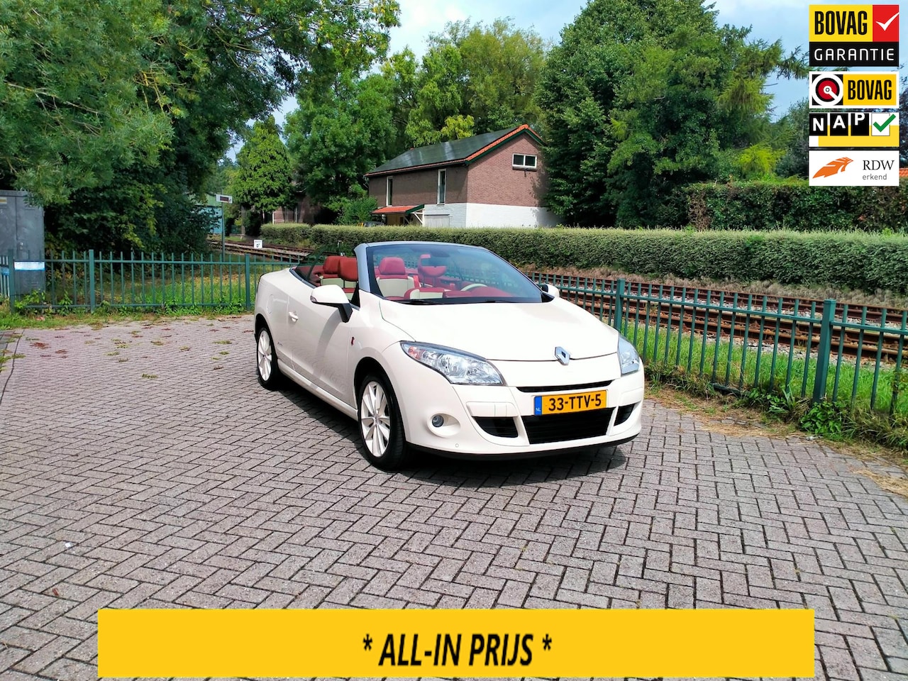 Renault Mégane coupé cabriolet - 1.4 TCE Floride 90000km! airco navi 2e eigenaar ALLINPRIJS - AutoWereld.nl