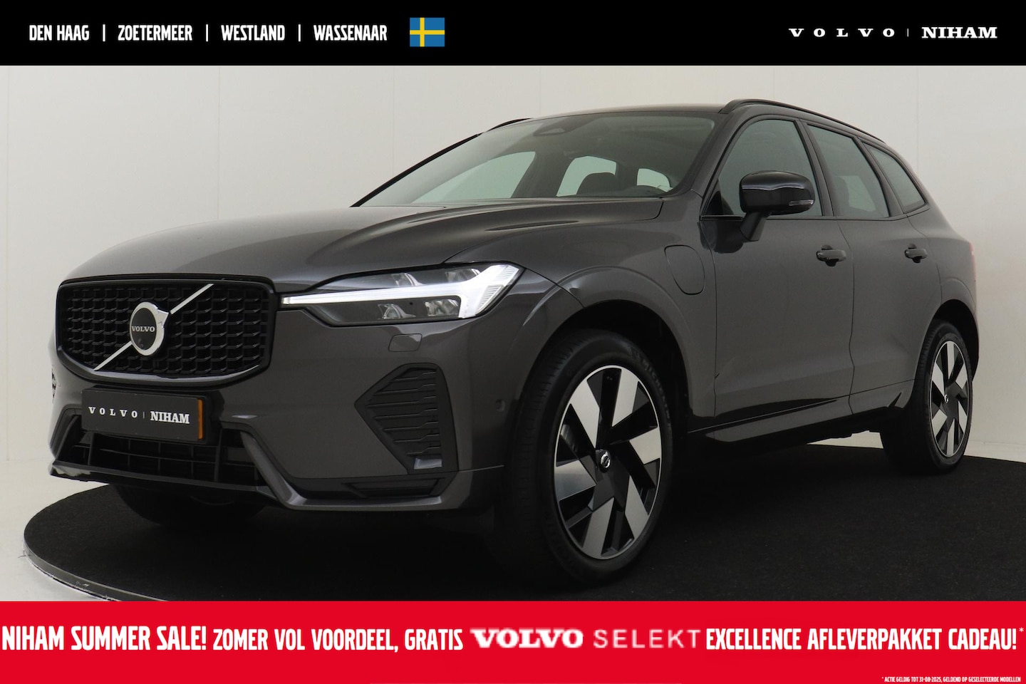 Volvo XC60 - RECHARGE T6 AWD PLUS DARK -PANO.DAK|360°CAM|ADAP.CRUISE|20"|TREKHAAK|POWER-SEATS - AutoWereld.nl