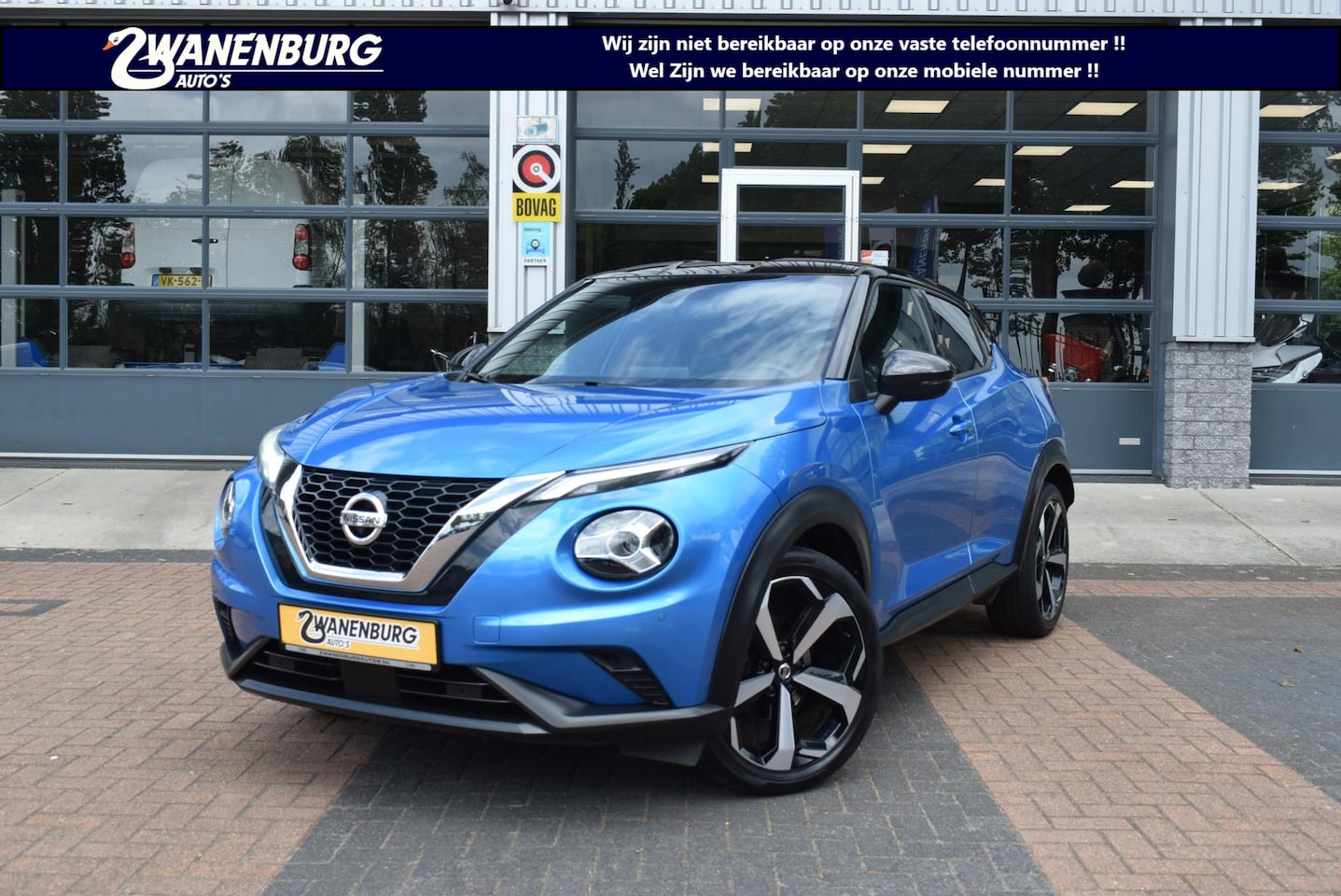 Nissan Juke - 1.0 DIG-T N-Design Navi/Carplay Airco Leder Km 27.500!! - AutoWereld.nl