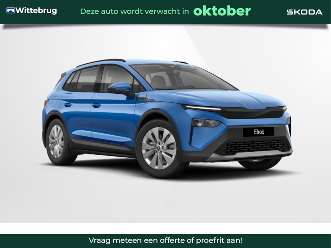 Skoda Elroq - 50 Selection PRIVATE LEASE vanaf 389 pm! Camera / Sensoren / Wireless Smartlink / Navigati - AutoWereld.nl