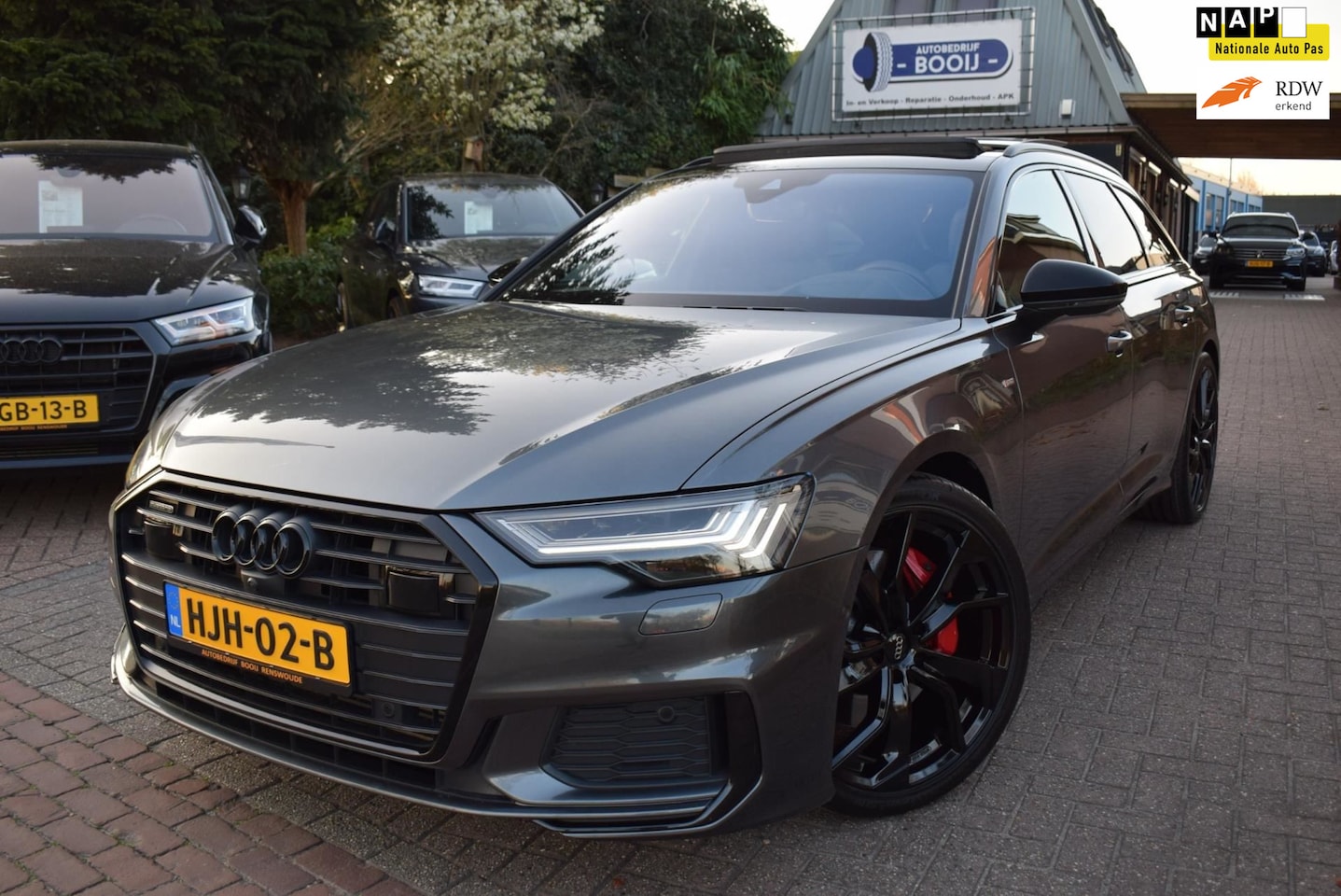 Audi A6 Avant - 55 TFSI e quattro Competition S-LINE AUTOM/PANO/ADAP CRUISE/TREKH/NAVI/STUUR STOEL VERW/CA - AutoWereld.nl