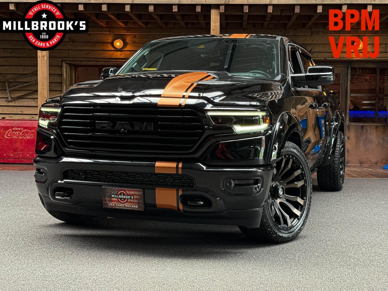 Dodge Ram 1500 - 5.7 V8 Longhorn, Widebody, Black Edition, LPG Sport pakket, FUEL velgen - AutoWereld.nl