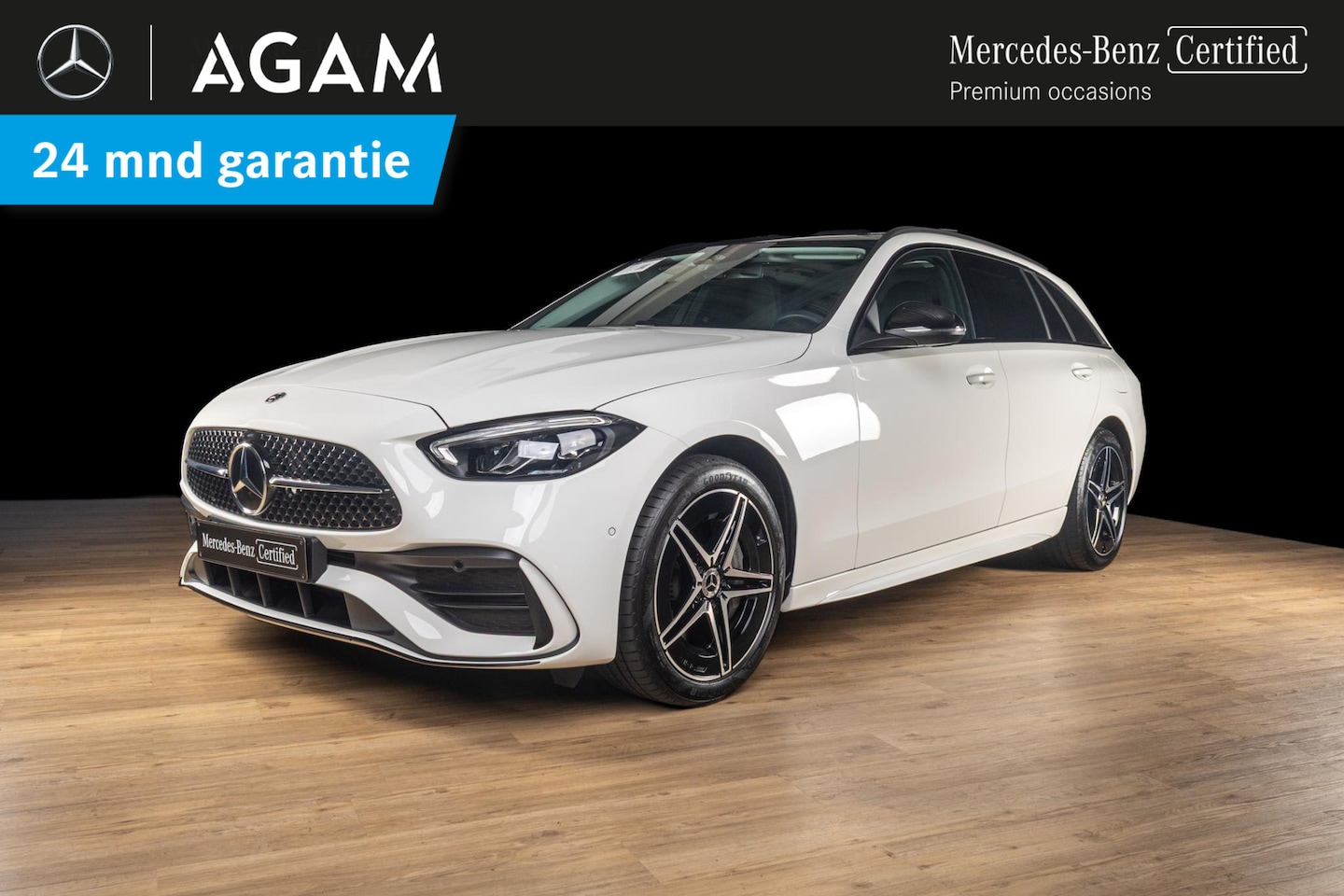 Mercedes-Benz C-klasse Estate - 300 e AMG Line Panorama dak | Trekhaak - AutoWereld.nl