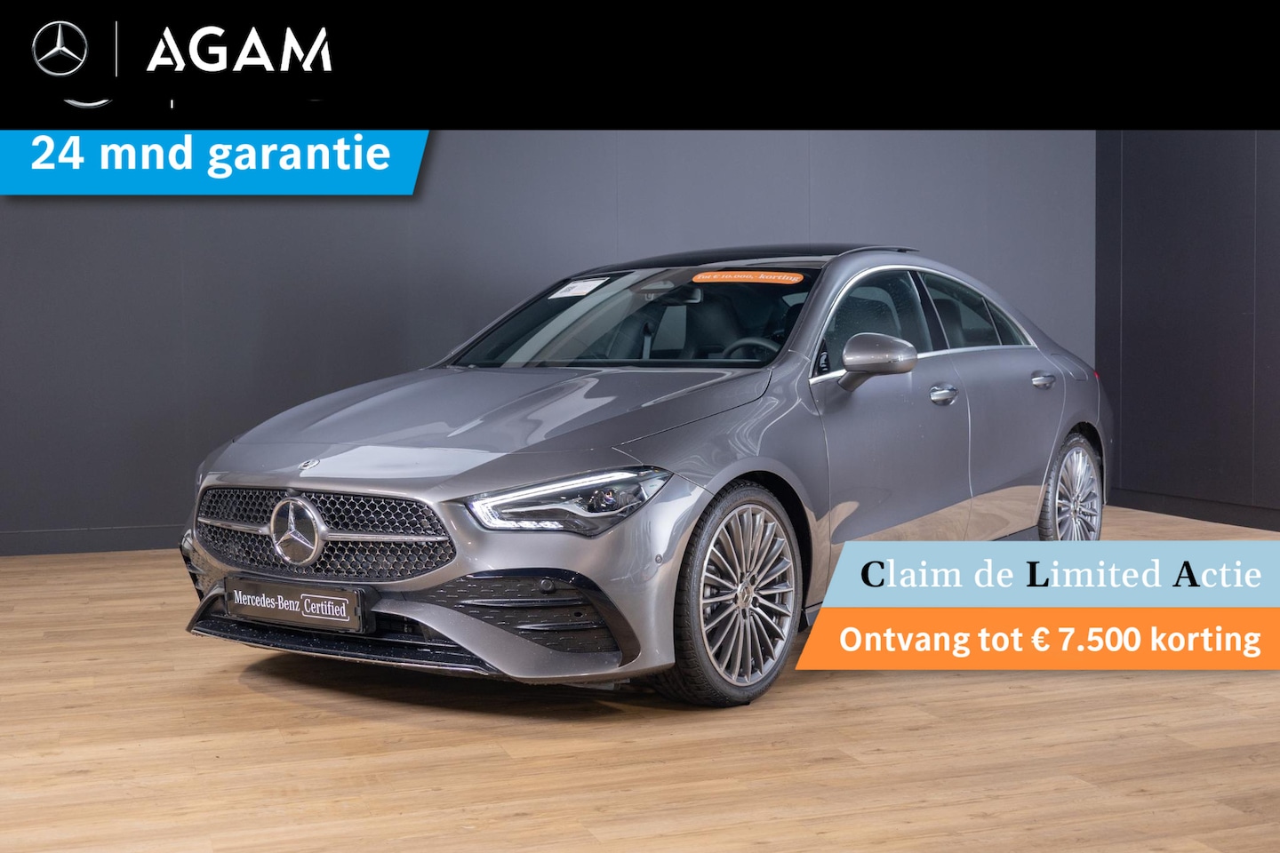 Mercedes-Benz CLA-Klasse - Coupé 180 Star Edition LIMITED Panorama dak - AutoWereld.nl