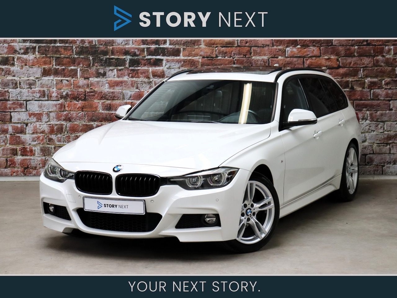 BMW 3-serie Touring - 320i High Executive M Sport Pakket Automaat / Panoramadak / Trekhaak / Leder / 18 Inch / S - AutoWereld.nl