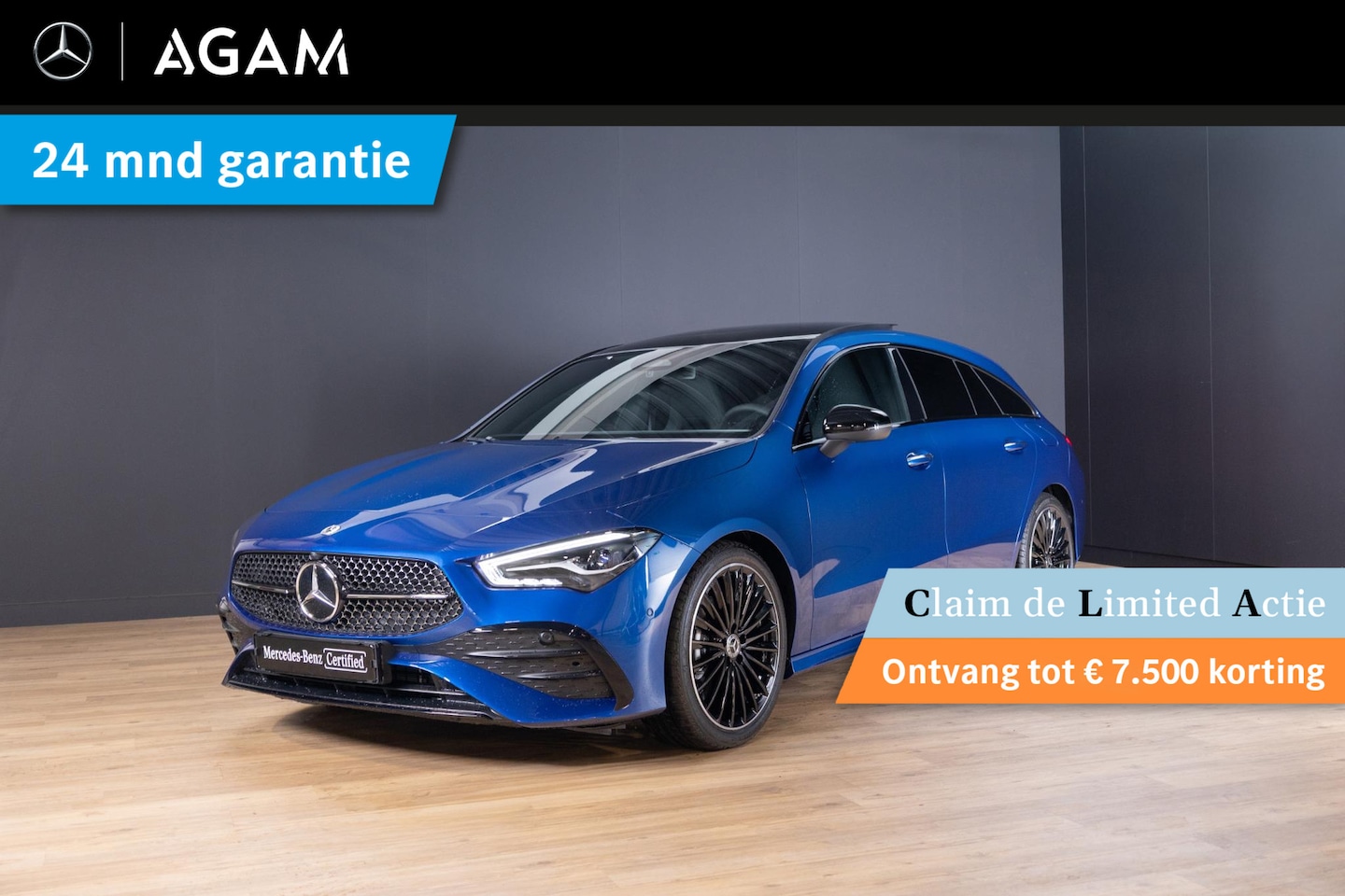 Mercedes-Benz CLA-klasse Shooting Brake - 180 Star Edition AMG LIMITED Panorama dak - AutoWereld.nl